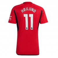 Camisa de time de futebol Manchester United Rasmus Hojlund #11 Replicas 1º Equipamento 2023-24 Manga Curta